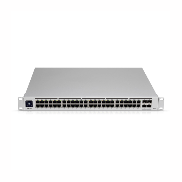 Switch Ubiquiti UniFi USW-PRO-48-POE – 48 Ports Gigabit (40 PoE+ / 8 PoE++), 4 SFP+ 10G, Écran Tactile, Gestion UniFi Switch Ubiquiti UniFi USW-PRO-48-POE – 48 Ports Gigabit (40 PoE+ / 8 PoE++), 4 SFP+ 10G, Écran Tactile, Gestion UniFi