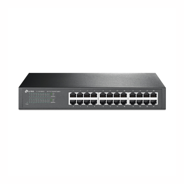 Switch TP-Link TL-SG1024D – 24 Ports Gigabit 10/100/1000 Mbps, Montable sur Rack, Écoénergétique & Plug-and-Play Switch TP-Link TL-SG1024D – 24 Ports Gigabit 10/100/1000 Mbps, Montable sur Rack, Écoénergétique & Plug-and-Play
