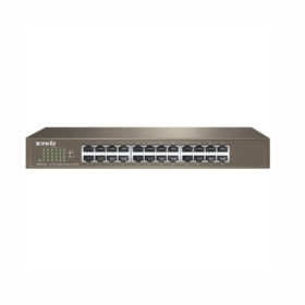 Switch Tenda TEG1024D – 24 Ports Gigabit 10/100/1000 Mbps, Boîtier Métal, Protection Foudre 6KV, Plug & Play – Image 3