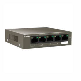 Switch Tenda TEF1105P-4-63W – 5 Ports Fast Ethernet 10/100 Mbps, Dont 4 Ports PoE+, Budget 58W, Plug & Play – Image 3