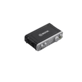BOYA BY-AM1 – Interface Audio USB 2 Canaux avec XLR/Jack, Monitoring Direct & Alimentation Fantôme