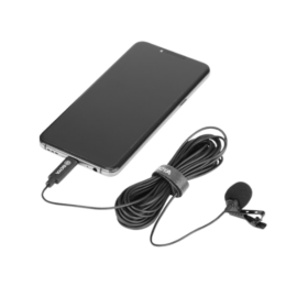 BOYA BY-M3 – Micro Cravate à Condensateur USB-C – Omnidirectionnel – Câble 6 m – Image 3