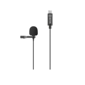 BOYA BY-M3 – Micro Cravate à Condensateur USB-C – Omnidirectionnel – Câble 6 m