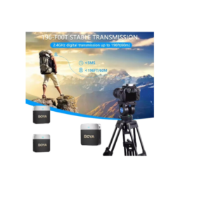BOYA BY‑M1V6 – Micro-cravate sans fil omnidirectionnel pour 2 personnes – Image 2