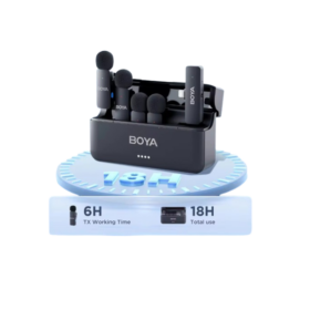 BOYA OMIC‑D – Micro cravate sans fil Lightning pour 2 personnes, réduction de bruit intelligente – Image 3