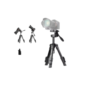 Trépied YUNTENG VCT-608 – Léger & Compact pour Caméra et Téléphone