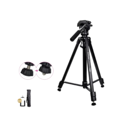 Trépied Professionnel YUNTENG VCT-860 – Aluminium Haute Qualité, Hauteur 168 cm, Charge 4 kg