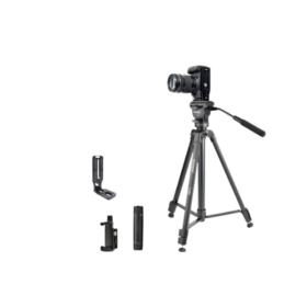 Trépied Professionnel YUNTENG VCT-860 – Aluminium Haute Qualité, Hauteur 168 cm, Charge 4 kg – Image 4