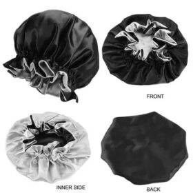 Bonnet en satin réversible – Protection capillaire jour et nuit, confort et style 2-en-1 – Image 5