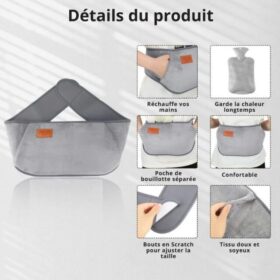 Bouillotte ceinture eau chaude 2 en 1 – Image 5