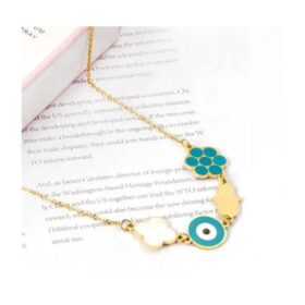 Collier plaqué Or  en acier inoxydable – Élégance et Durabilité