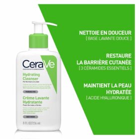 Crème Lavante Hydratante CeraVe 236ml – Soin Quotidien pour Peaux Sèches et Sensibles – Image 4