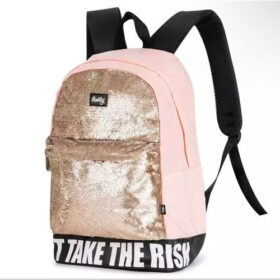 Sac à Dos pour Fille – Take the Riskqs | Résistant, Antistatique & Facile d’Entretien