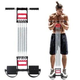 Chest Pull 5 Spring – Appareil d'exercices à ressorts pour entraînement du haut du corps