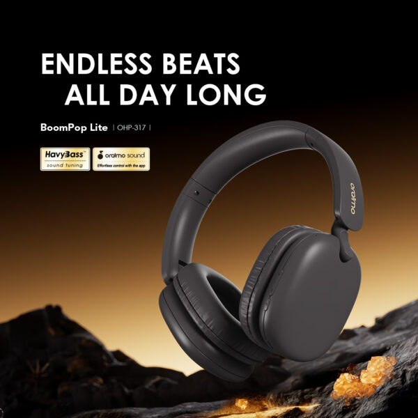Casque Bluetooth Oraimo BoomPop Lite – Autonomie 65h