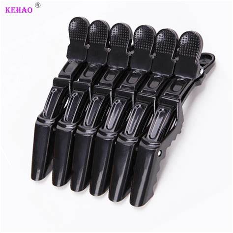 Lot de 10 Pinces à Cheveux Crocodiles