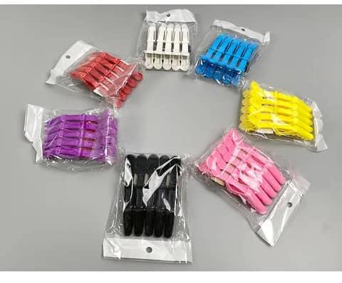 Lot de 10 Pinces à Cheveux Crocodiles