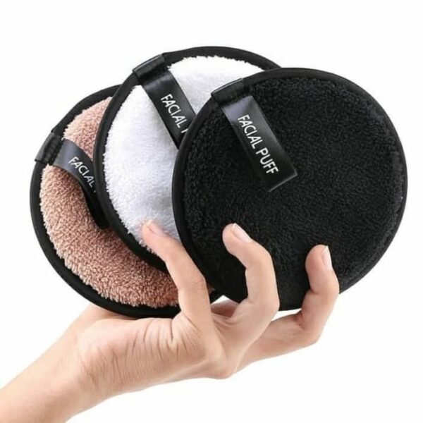 Éponges démaquillantes lavables – Pack de 2 pour soin du visage écologique