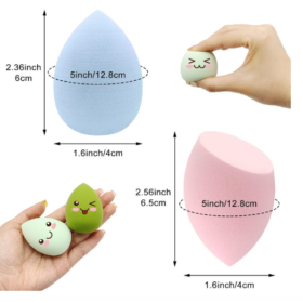 Éponges de maquillage – Pack de 24 (Pour fond de teint fluide, crème ou poudre) – Image 4
