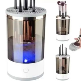Nettoyeur de pinceaux de maquillage électrique automatique avec USB – Image 2