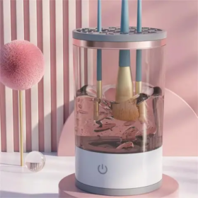 Nettoyeur de pinceaux de maquillage électrique automatique avec USB – Image 4