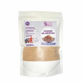 Poudre de Nététou 200G – Mélange Traditionnel au Sel, Ail, Piment et Nététou