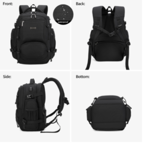 Sac à Dos OCEANO 3530S : 14 pouces, Étanche & Port de Charge USB – Image 3