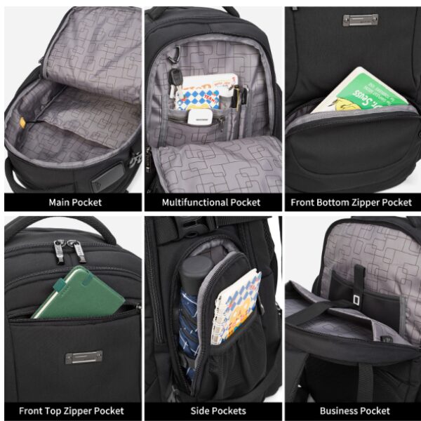 Sac à Dos OCEANO 3530S : 14 pouces, Étanche & Port de Charge USB