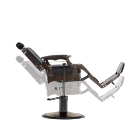 Chaise Coiffeur RS-BC8754 Noir – Fauteuil professionnel moderne, réglable et ultra confortable – Image 4