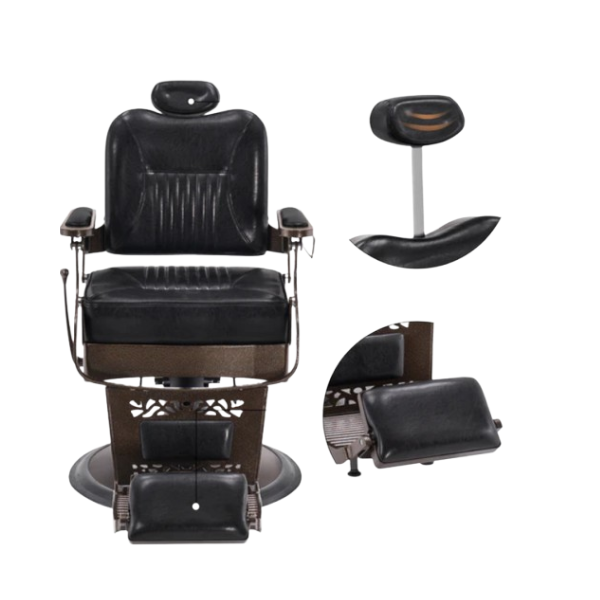 Chaise Coiffeur RS-BC8754 Noir – Fauteuil professionnel moderne, réglable et ultra confortable Chaise Coiffeur RS-BC8754 Noir – Fauteuil professionnel moderne, réglable et ultra confortable