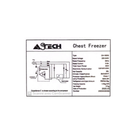 Congélateur horizontal ASTECH-CH160IG - 160L – Image 3