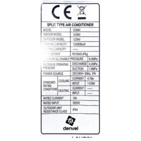 Split DENVEL MSAF-12CRN1 - 12000BTU – Image 5