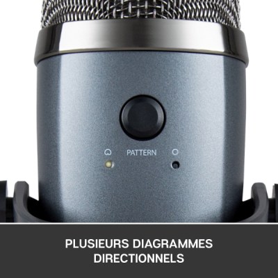 Micro à 2 capsules Logitech Blue Yeti Nano USB