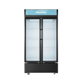 Réfrigérateur vitrine 2 portes Hisene FL81WC 600L A+