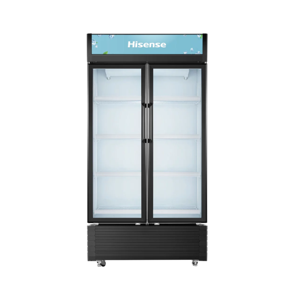 Réfrigérateur vitrine 2 portes Hisene FL81WC 600L A+