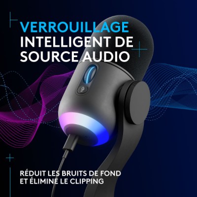Microphone dynamique Logitech G Yeti GX USB Microphone dynamique Logitech G Yeti GX USB