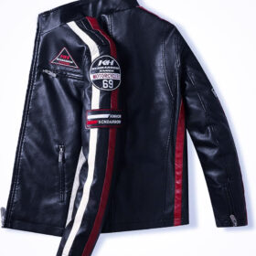 Blouson Aviateur Homme “Road King” – Cuir PU, Style Moto Pilote – Tailles M à 3XL Blouson Aviateur Homme “Road King” – Cuir PU, Style Moto Pilote – Tailles M à 3XL