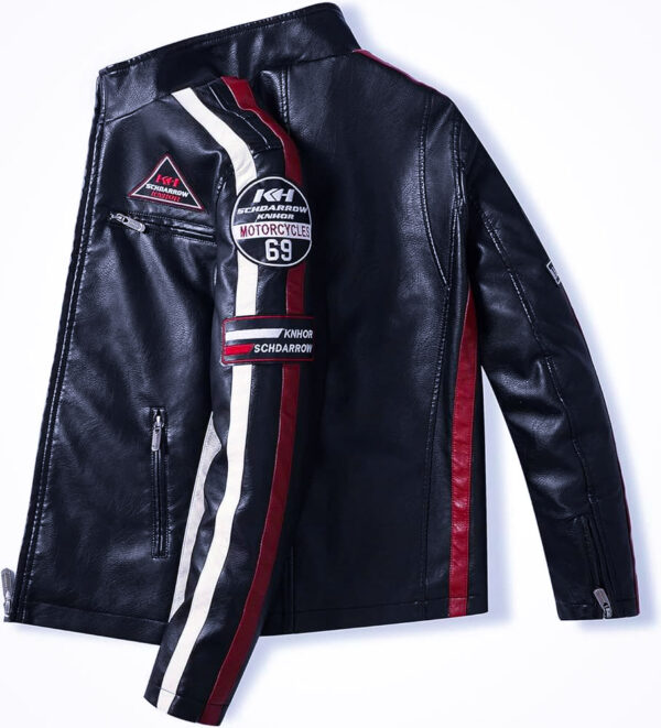 Blouson Aviateur Homme “Road King” – Cuir PU, Style Moto Pilote – Tailles M à 3XL Blouson Aviateur Homme “Road King” – Cuir PU, Style Moto Pilote – Tailles M à 3XL