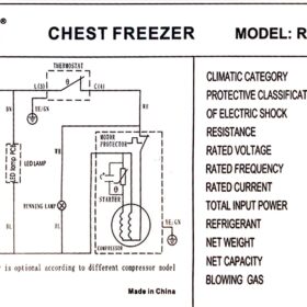 Congélateur horizontal Roch RCF-440-B - 440L – Image 2