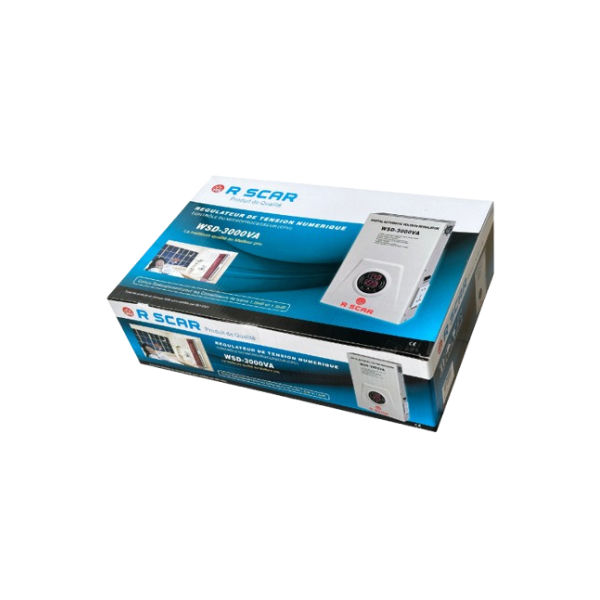 Régulateur mural automatique R SCAR WSD-3000VA (3KVA) Régulateur mural automatique R SCAR WSD-3000VA (3KVA)