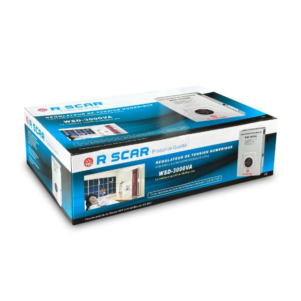 Régulateur mural automatique R SCAR WSD-3000VA (3KVA)