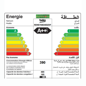 Réfrigérateur Beko RDNE700E40DZXP - 630 L - NoFrost – Image 5