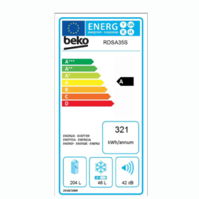 Réfrigérateur 2 Portes Beko RDSA35S - 250L – Image 4
