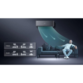 Split Inverter Hisense AS-12TW4SGVQE - 12000 BTU (Wi-Fi, Noir Élégant, A++) – Image 3