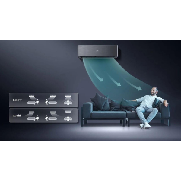 Split Inverter Hisense AS-12TW4SGVQE - 12000 BTU (Wi-Fi, Noir Élégant, A++) Split Inverter Hisense AS-12TW4SGVQE - 12000 BTU (Wi-Fi, Noir Élégant, A++)