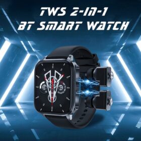 Montre intelligente étanche T22 2 en 1 TWS – Image 4