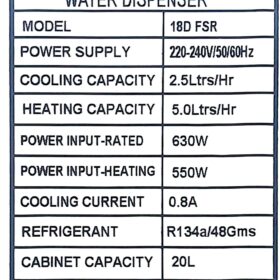 Fontaine à eau Roch 18D/29B - Avec réfrigérateur intégré  – Image 3