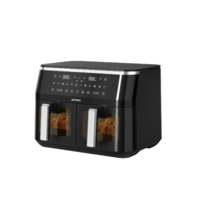 Air fryers-Friteuse à air Double compartiment Astech AF0107BXB 10L 1300W – Image 3