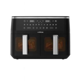 Air fryers-Friteuse à air Double compartiment Astech AF0107BXB 10L 1300W – Image 2