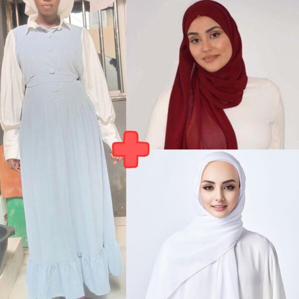 Pack Robe Élégante + 2 Foulards